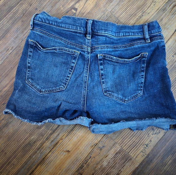 LOFT Blue Denim Women Shorts - Picture 2 of 3